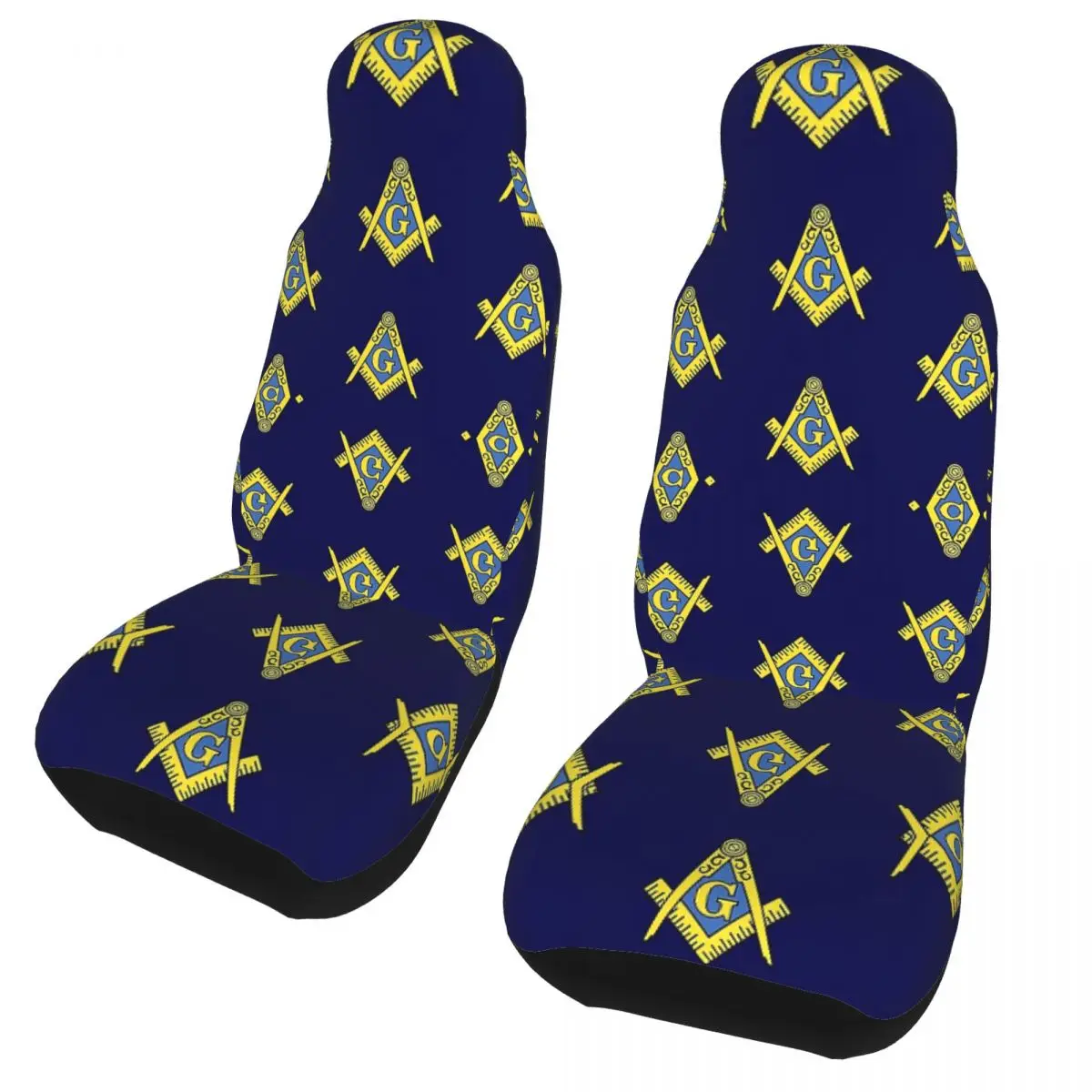 

Freemason Compass Masonic Universal Car Seat Cover Protector Interior Accessories For SUV Mason Seat Cushion Fiber Hunting