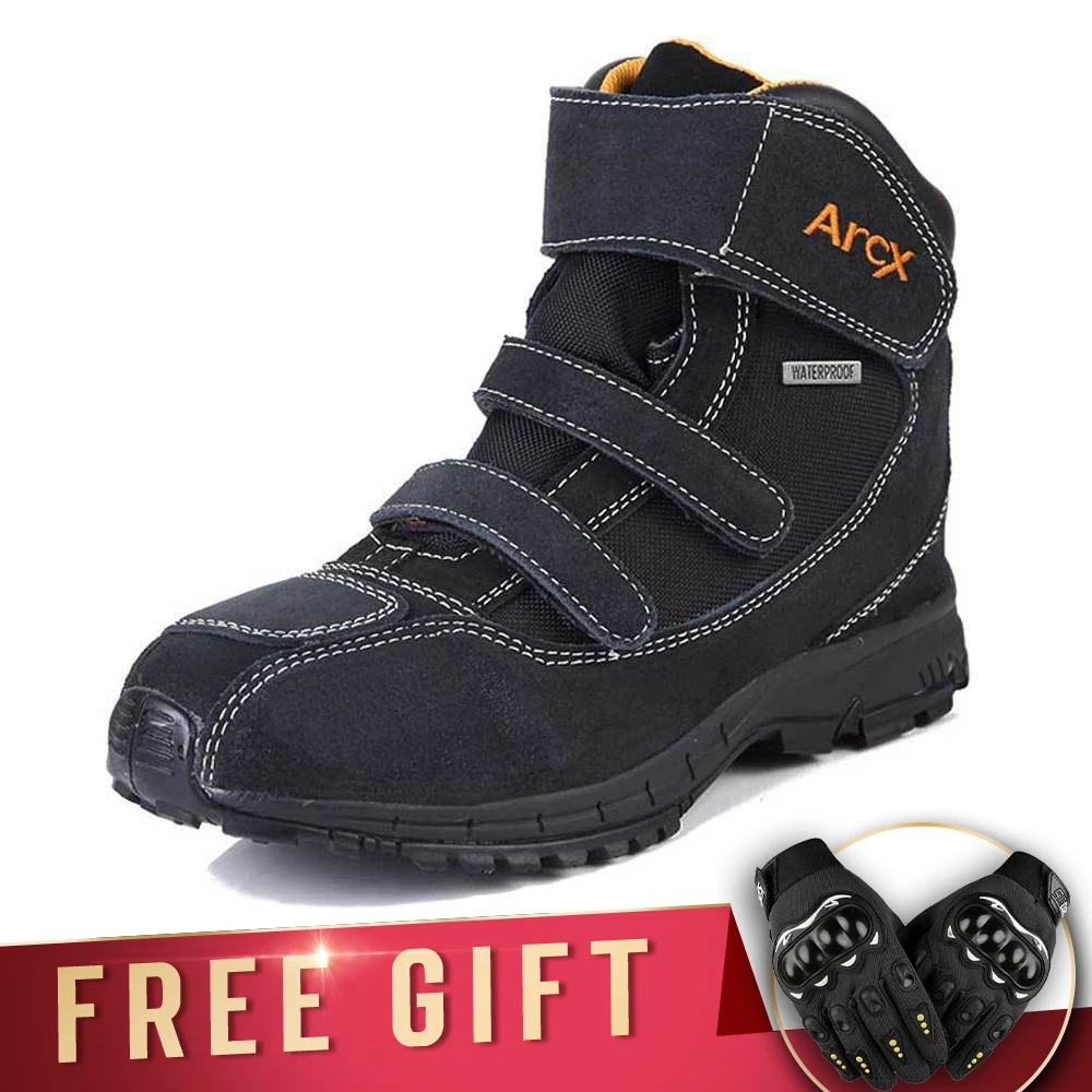 Men's Motorcycle Boots Waterproof Motorcyclist Padded Boots Motorcycle Equipment Enduro Motocross Motorboats Shoes of ARCX
