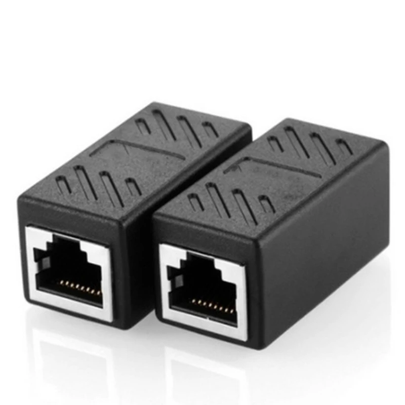 

RJ45 Female To Female CAT6 Ethernet LAN Connector Adapter Coupler N2UB