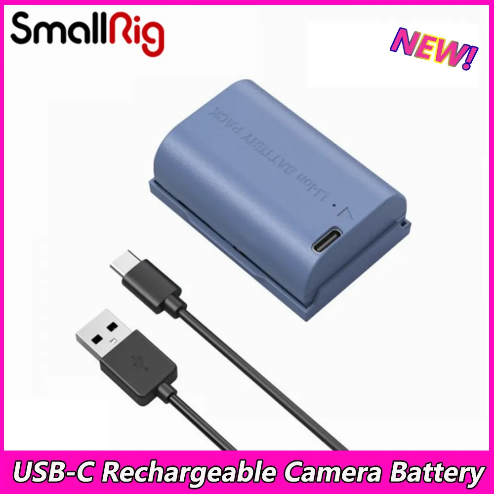 Smallrig Np-W235 Np-Fz100 Lp-E6Nh Usb-C Batteria Per Fotocamera Ricaricabile Per Fotocamera Sony Canon Fujifilm Per Sony A7M4/Sony Zv-E1 4265