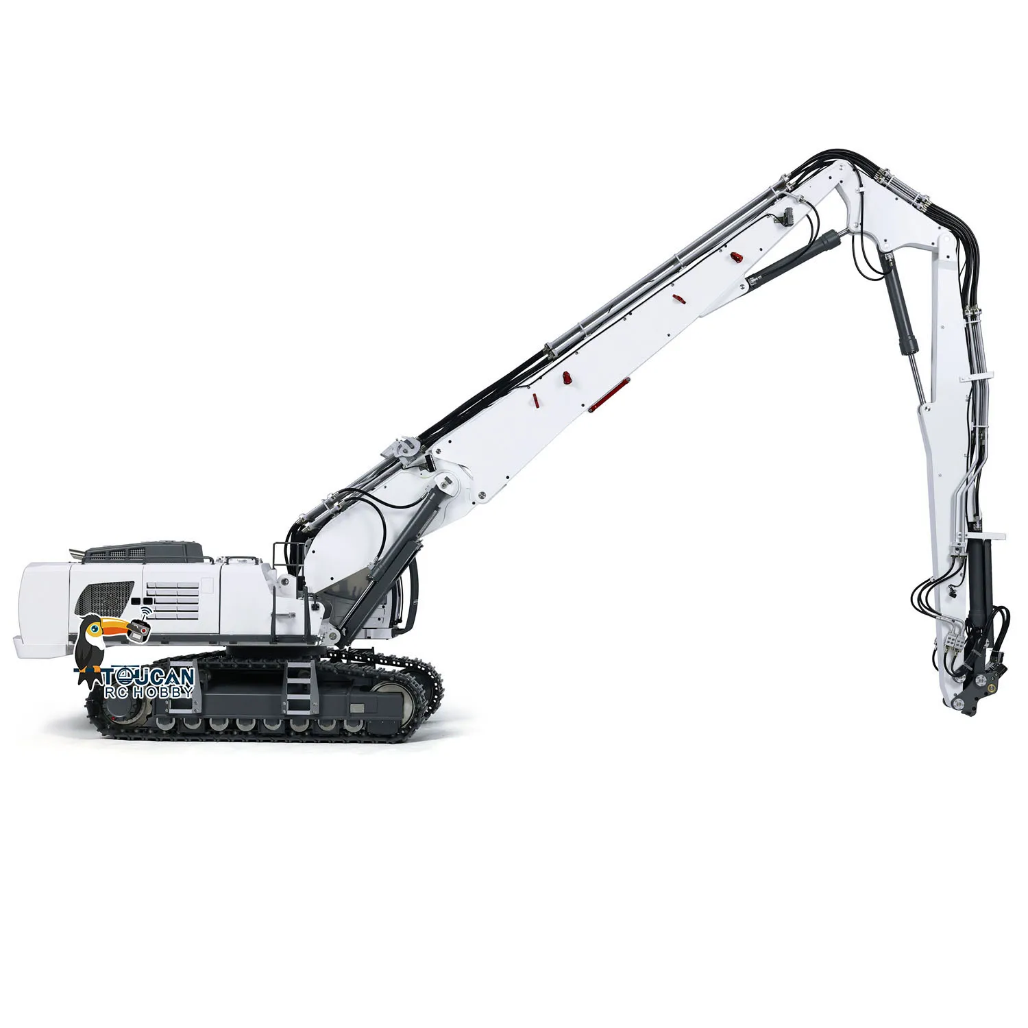 1/14 KABOLITE K970 300 RTR RC Hydraulic Metal Excavator Heavy Demolition Machine Digger Lights Sounds PL18EVLite Trucks RC Toys 3