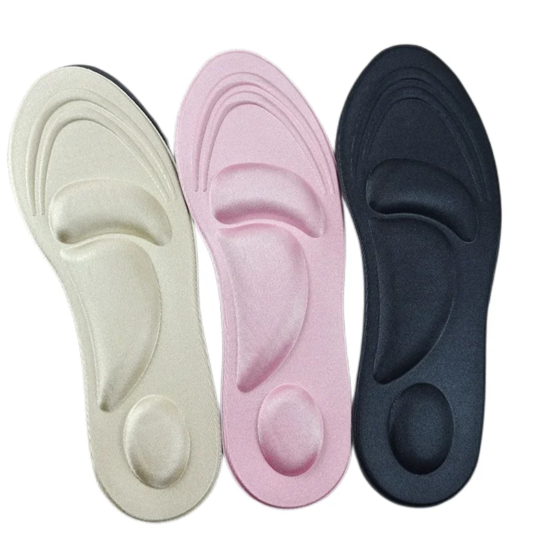 

4D Memory Foam Shoes Insole Breathable Pain Relief Massage Fasciitis Cushioning Insoles Feet Arch Support Sports Pads Women Men