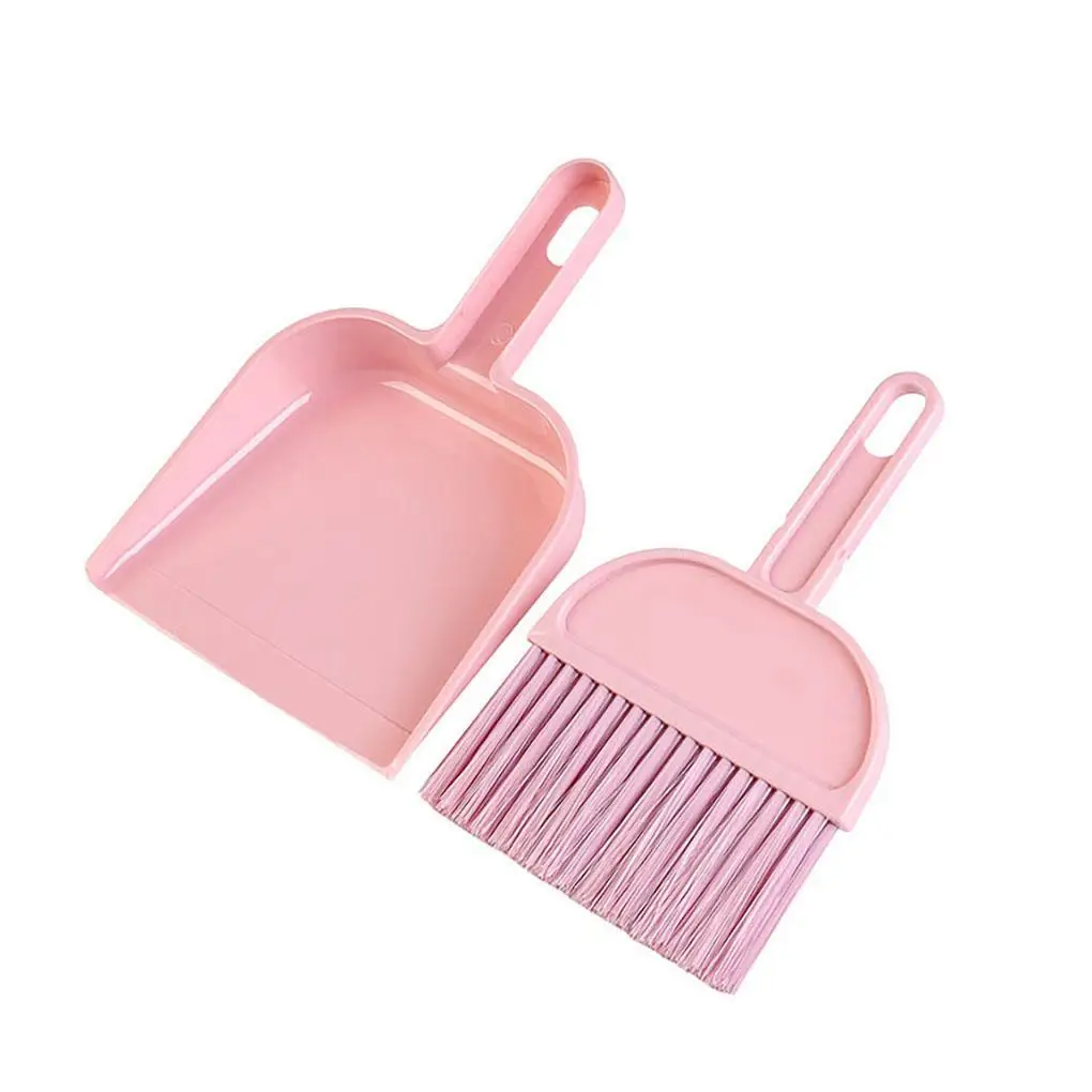 Mini Cleaning Brush Small Broom Dustpans Set Desktop Sweeper Garbage Cleaning Shovel Table for Table Countertop Keyboard