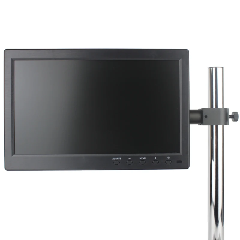 

HDMI VGA AV Industrial Monitor 10.1 Inch LCD IPS Displayer Monitor + Stand Holder For Stereo Microscope Video Microscope