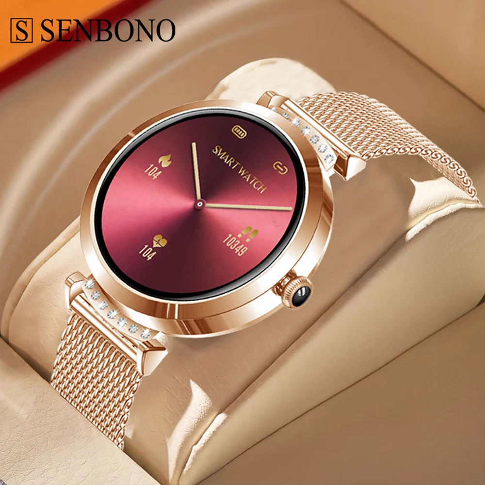 Senbono 2022 Smart Horloge Mooie Armband Bloeddruk Sport Fitness Tracker Smartwatch Voor Android Ios Xiaomi| | - AliExpress