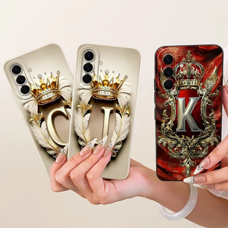 Shockproof Crown Letter Soft Case Cover