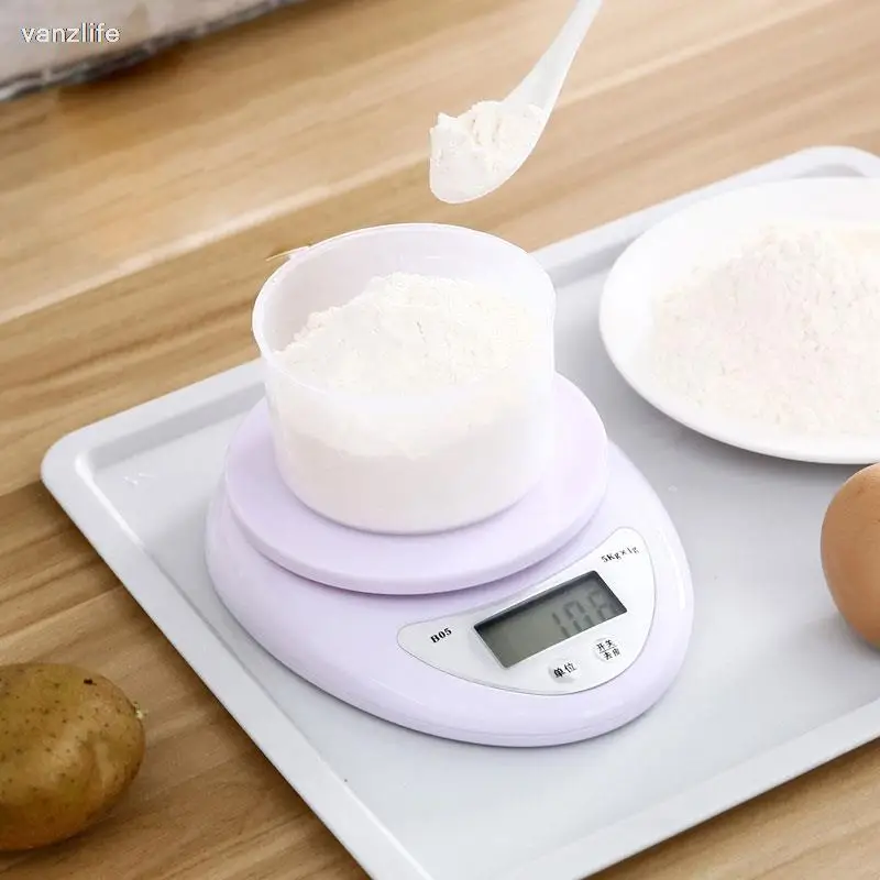 vanzlife Precision household kitchen mini electronic scale small food  baking weight scale 5kg metering 10 kg small scale - AliExpress