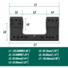 0 MOA SP-3002 SP-4002 /20MOA SP-4616 QDP-4616 QDP-3616 Scope Mount 34mm/30mm 1.50" Height Scope Mount for Scope Accessories 6