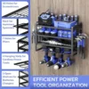 Four-layer Wall-mounted Power Tool Storage Rack Heavy Duty Floating Tool Rack Handheld Electric Drill Storage Rack 4