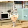 European Style Glass Storage Jar Transparent Candy Jar Candy Bottle Decoration Small Bottle Birthday Wedding Home Decoration 3