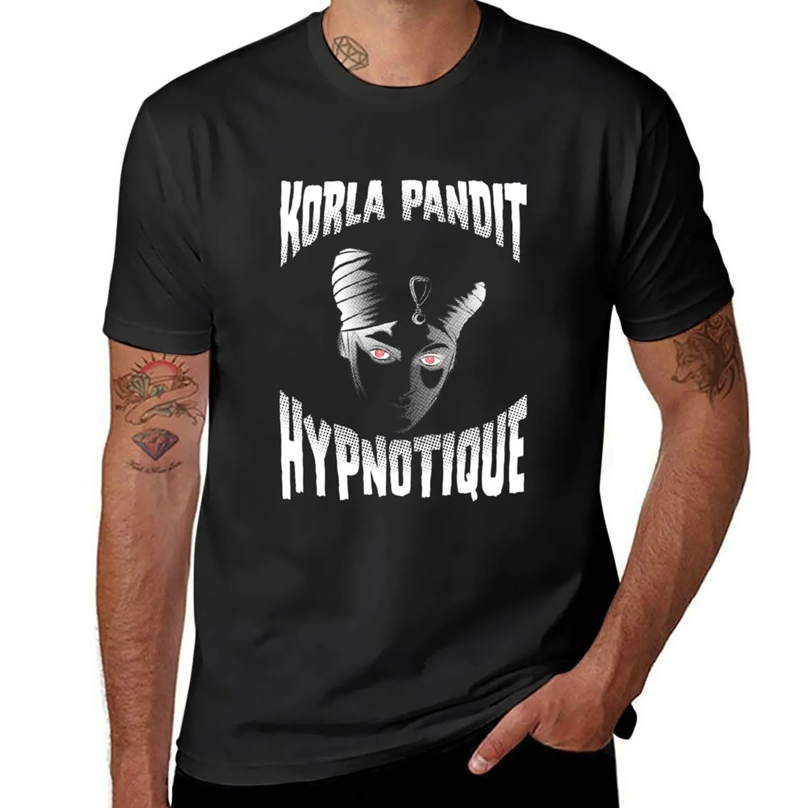 

New Korla Pandit - Hypnotique T-Shirt hippie clothes boys white t shirts graphic t shirts plain t shirts men