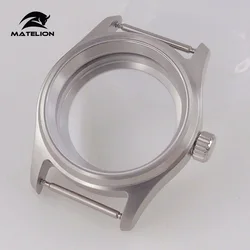 Premium Dive Watch Case with AR Sapphire Crystal & Glass Back - 200M Water Resistance, Stainless Steel Construction - Fit NH35 NH36 (36mm case - glass)