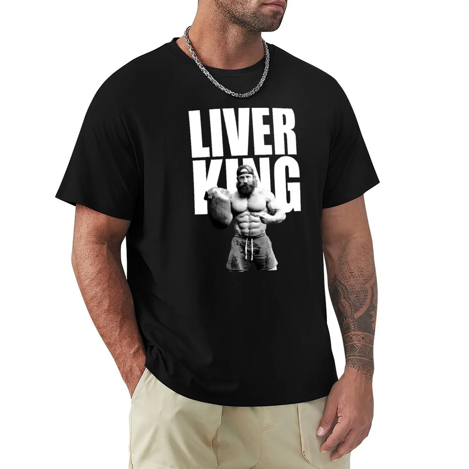 

The Liver King T-Shirt quick drying funnys T-shirt men