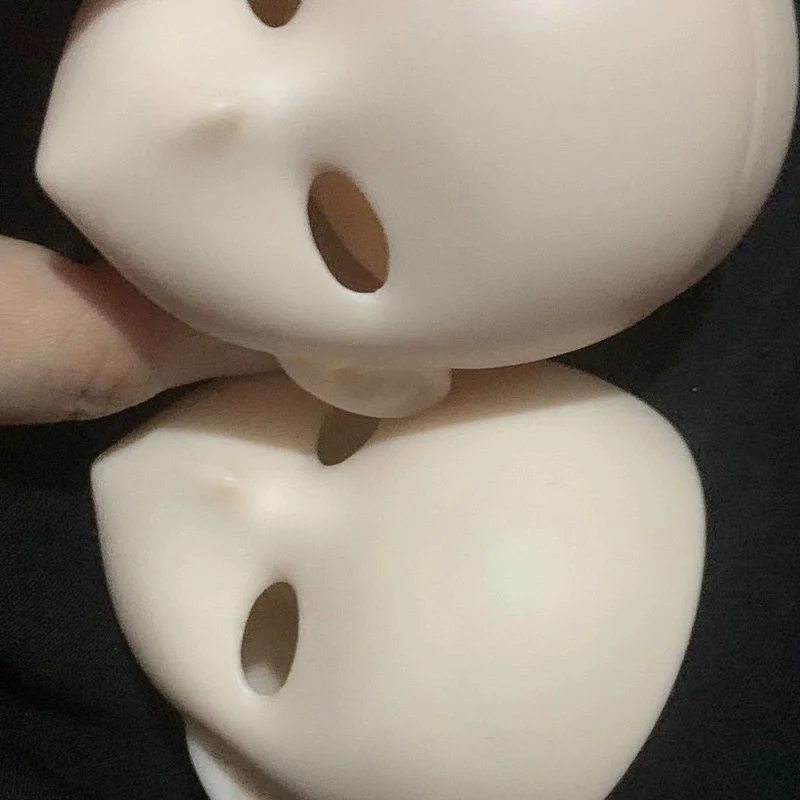 Anime 1/4 Doll's Head No Makeup White Skin Boy's Open Head Accessories Girls Dress Up Toys 2