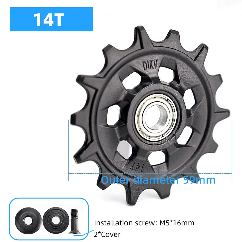 Durable Bicycle POM Rear Derailleur Jockey Wheel with Smooth Bearings