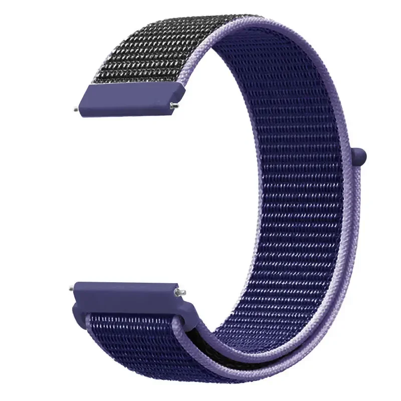Sport Nylon Loop Band - 22MM Soft Wristband Strap in Vibrant Colors