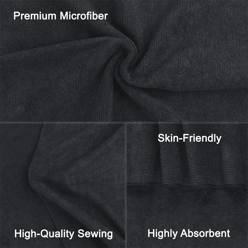 3PCS Microfiber Towels set Thick soft absorbent home hotel beauty salon Hair Stylist Resort Spa Towel cotton towel microfiber cleaning towel microfiber towel set microfiber hair towel