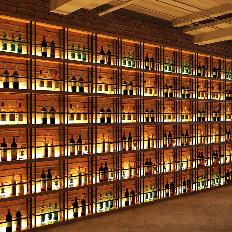 Bar Cabinet Luxury Liquor Living Room Wine Fridge Display Supplies Showcase The Canteen Wall Furniture Storage Bars Liquors Rack