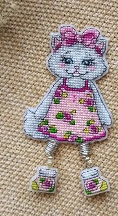 Cross Stitch Kits Plastic aida Cross Stitch Kit Package Greeting Needlework Counted Cross-Stitching Kits Kits Embroidery refrigerator magnet 23