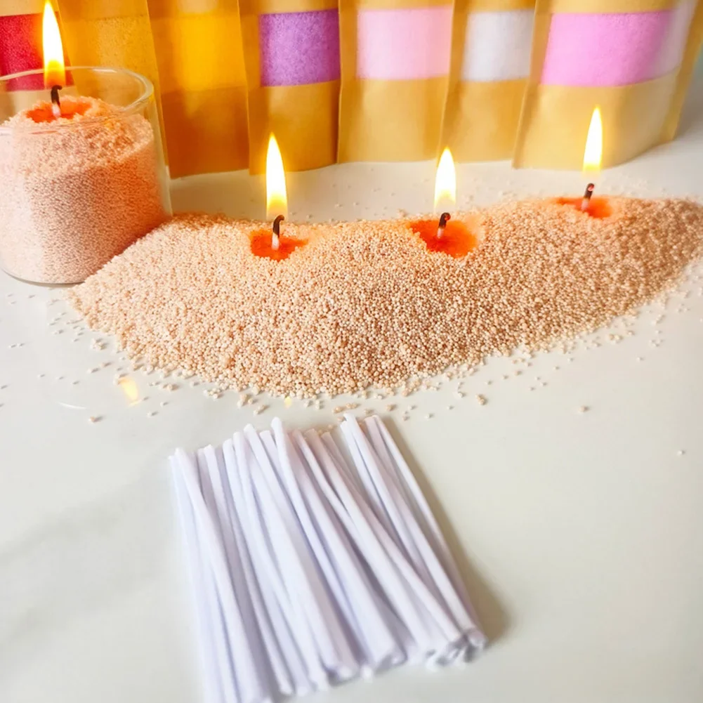 Vibrant Wax Sand for Creative Candle Making – Ideal for Arts, Crafts, and Unique Party Decor
