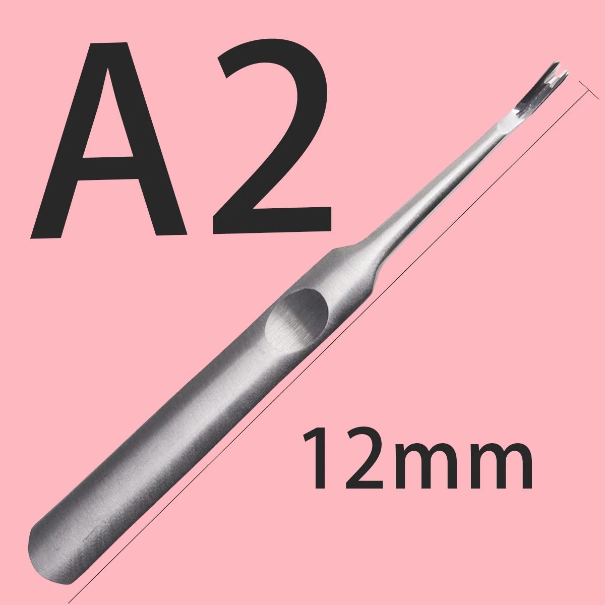 1pcs Professional Stainless Steel Dead Skin Remover Nail Cuticle Pusher Fork Trimmer Manicure Pedicure Nail Art Tool