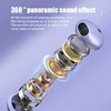 Neckband wireless connection compatible 5.2 headphones High sound quality stereo power display Magnetic Bluetooth earphones 5