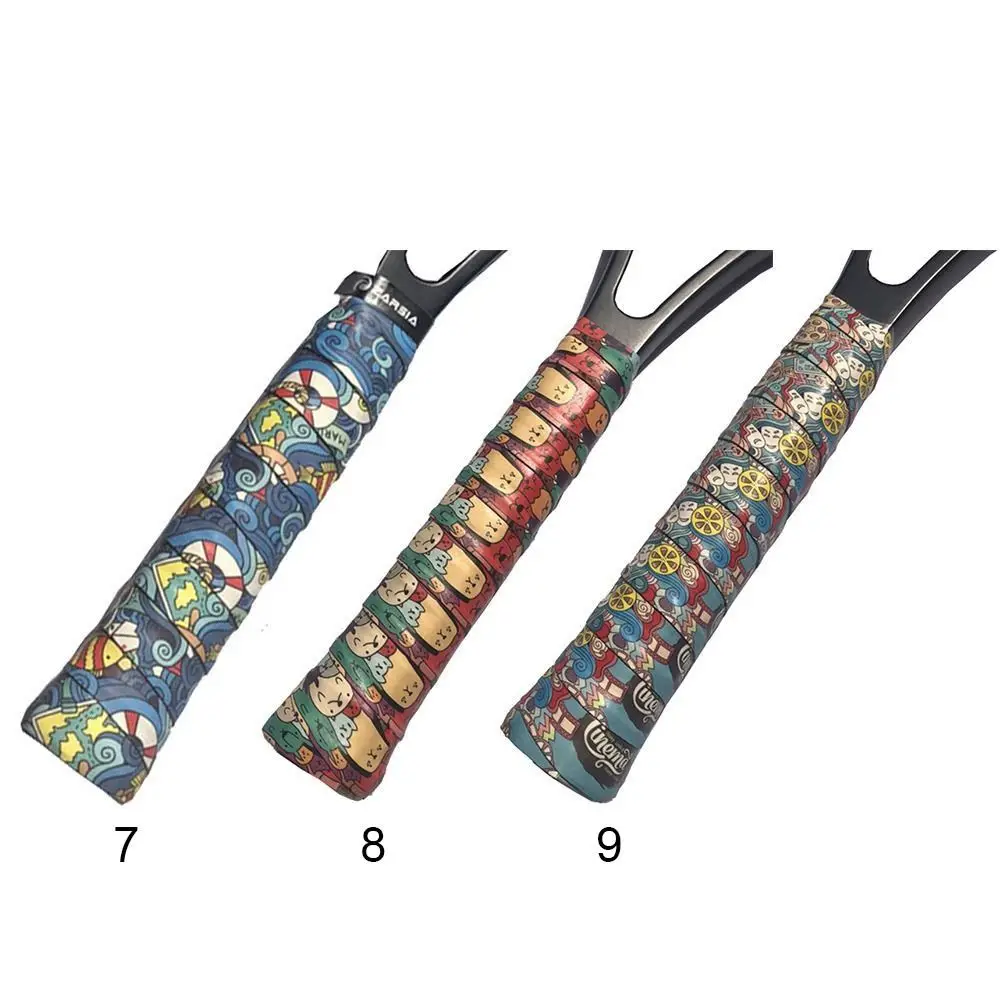 Vibrant Shock Absorbent Self-Adhesive Sports Overgrips