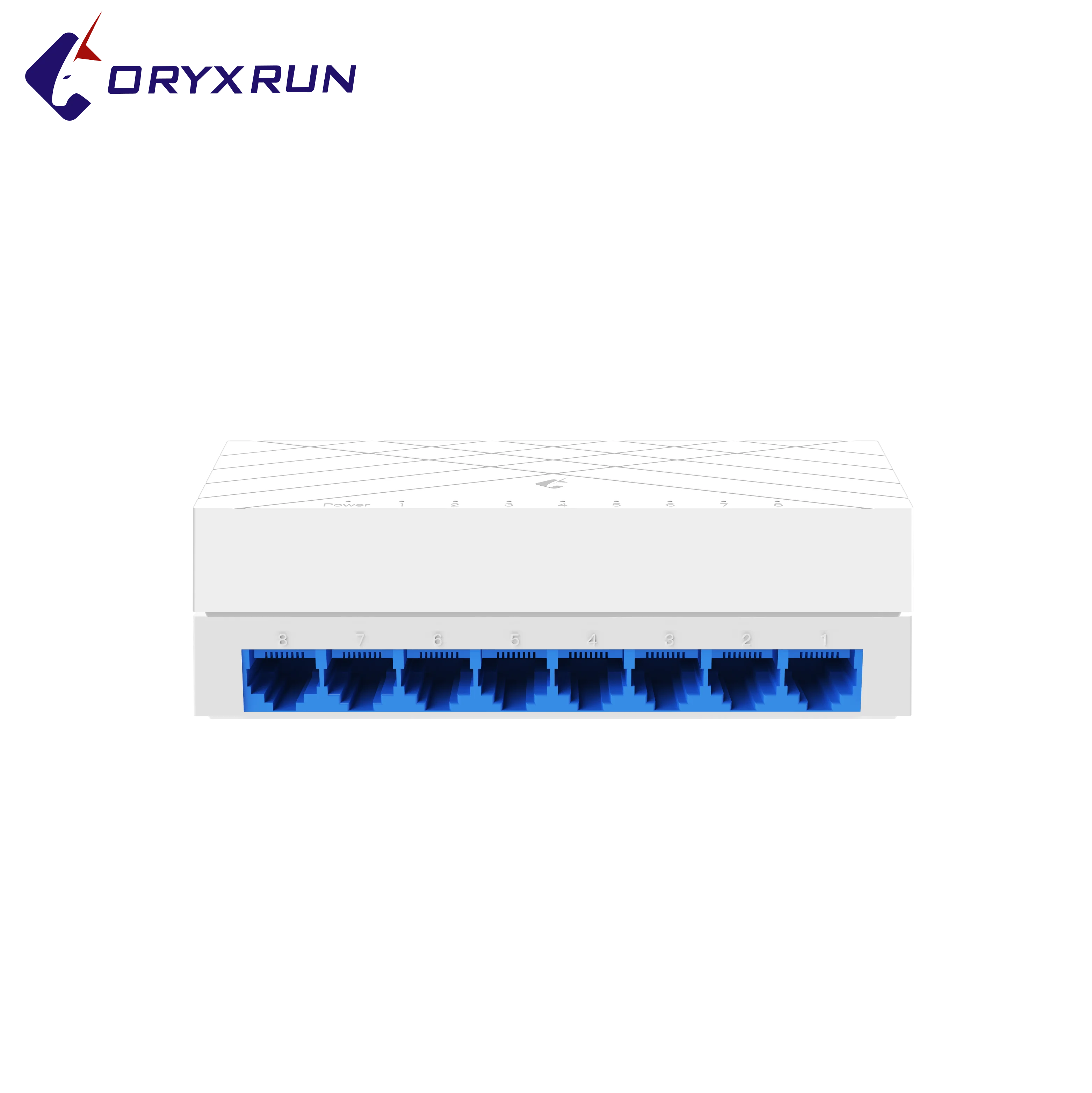 8-Port Ethernet PoE Switch with EU Plug