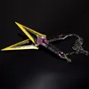 Valorant Weapon Kuronami No Yaiba Variant Ninja Kunai 22cm Metal Game Peripheral Sword Model Desktop Ornaments Crafts Gifts Toys 2
