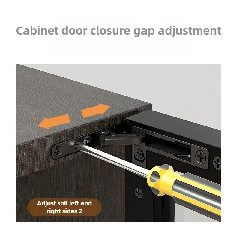 25KG Glastürscharniere mit Hydraulikdämpfung, obere und untere Scharniere, verstellbare, unsichtbare, versteckte Drehachsen-Möbelbeschläge – Detail 7
