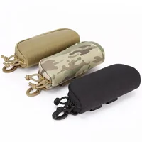 1000D Nylon Tactical Molle Glasses Pouch, Eyeglasses Hard Case Shockproof Sunglasses Carrying Protective Box For Outdoor 1
