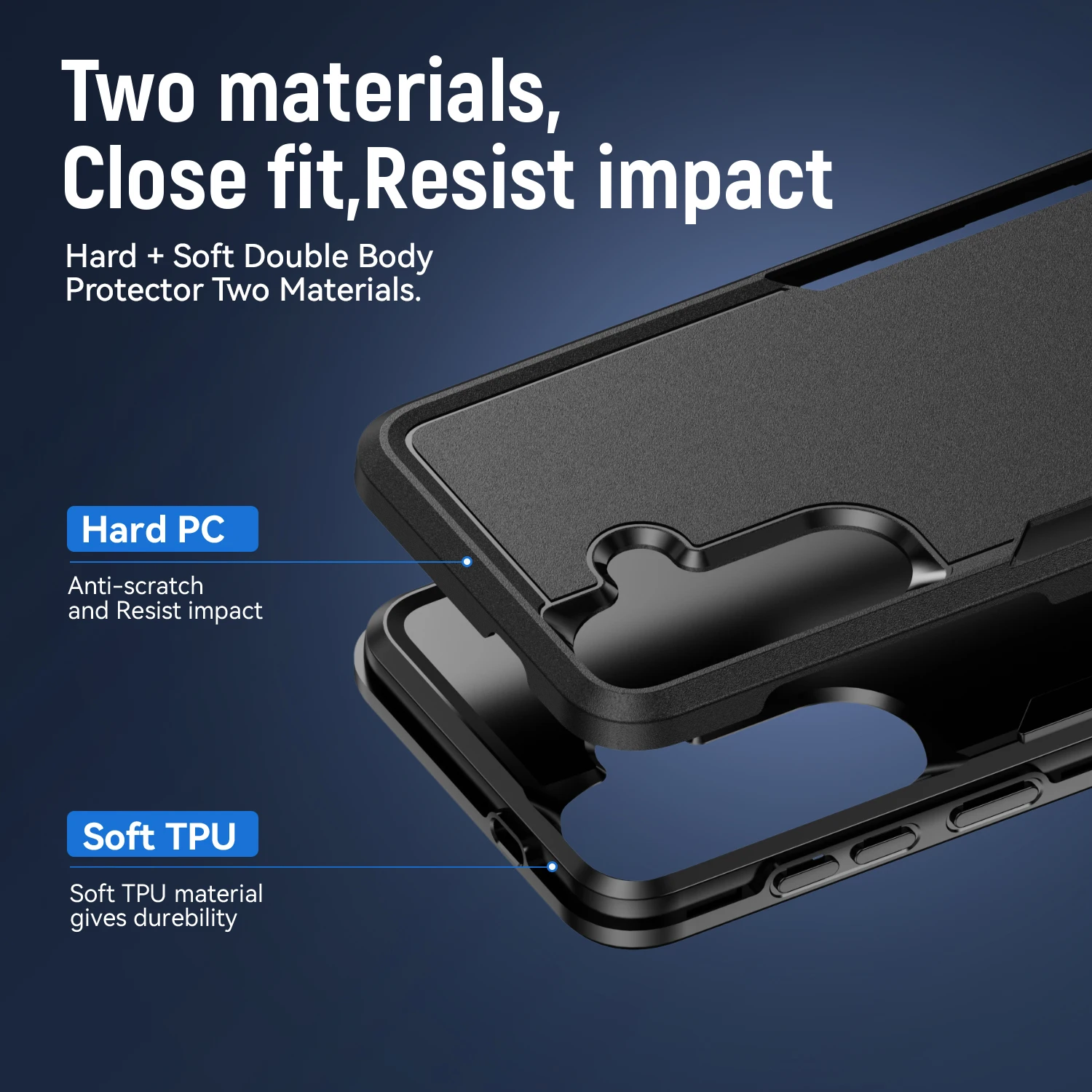 Hybrid Protection Armor Case - Durable and Stylish Protective Cover