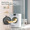 Compact 2-in-1 Ventless Washer Dryer Combo 2.7 Cu.Ft LED Display 1400 RPM Spin 16-Cycle Options Perfect Apartments RVs Homes 3