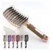 Hair Brush Hair Comb Detangling Hair Brush Bristle&Nylon Women Wet Massage Comb Curly Hairdressing Salon Styling Tools 6