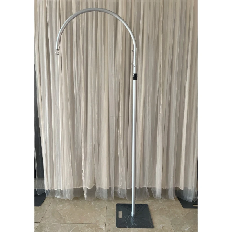 Lamp Shape Height Adjustable Frame Aluminum Material Background Stand Photography Backdrop Wedding Arch Party Supplies