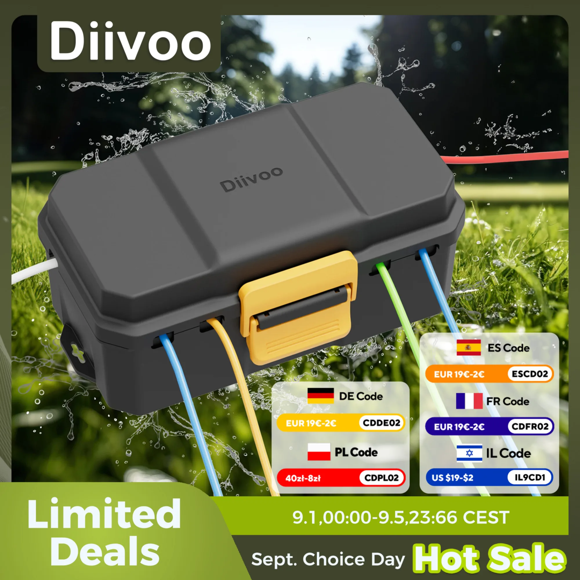 5 Boîtes De Dérivation Étanches Ip68 - Boîte De Distribution Extérieure Étanche, Connecteurs De