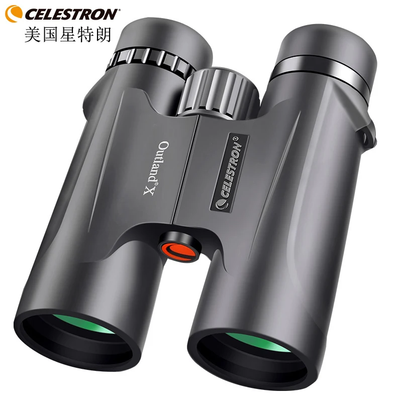 

Celestron Outland X 8x42 Binoculars Waterproof Fogproof for Adults Multi-Coated Optics BaK-4 Prisms Protective Rubber Armoring