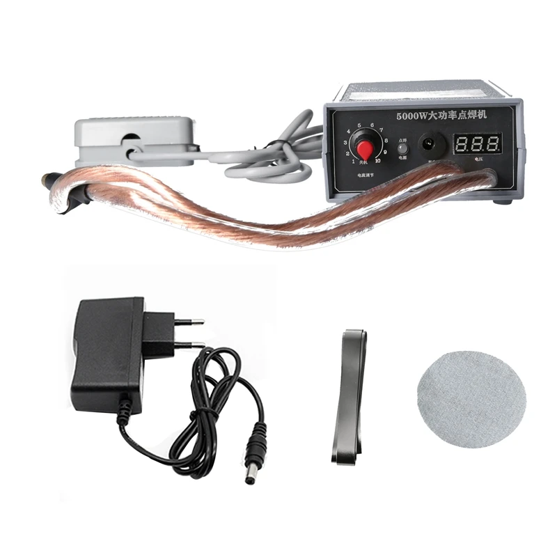 

1 Set Spot Welder 5000W High Power Handheld Spot Welding Machine For 18650 Battery EU Plug