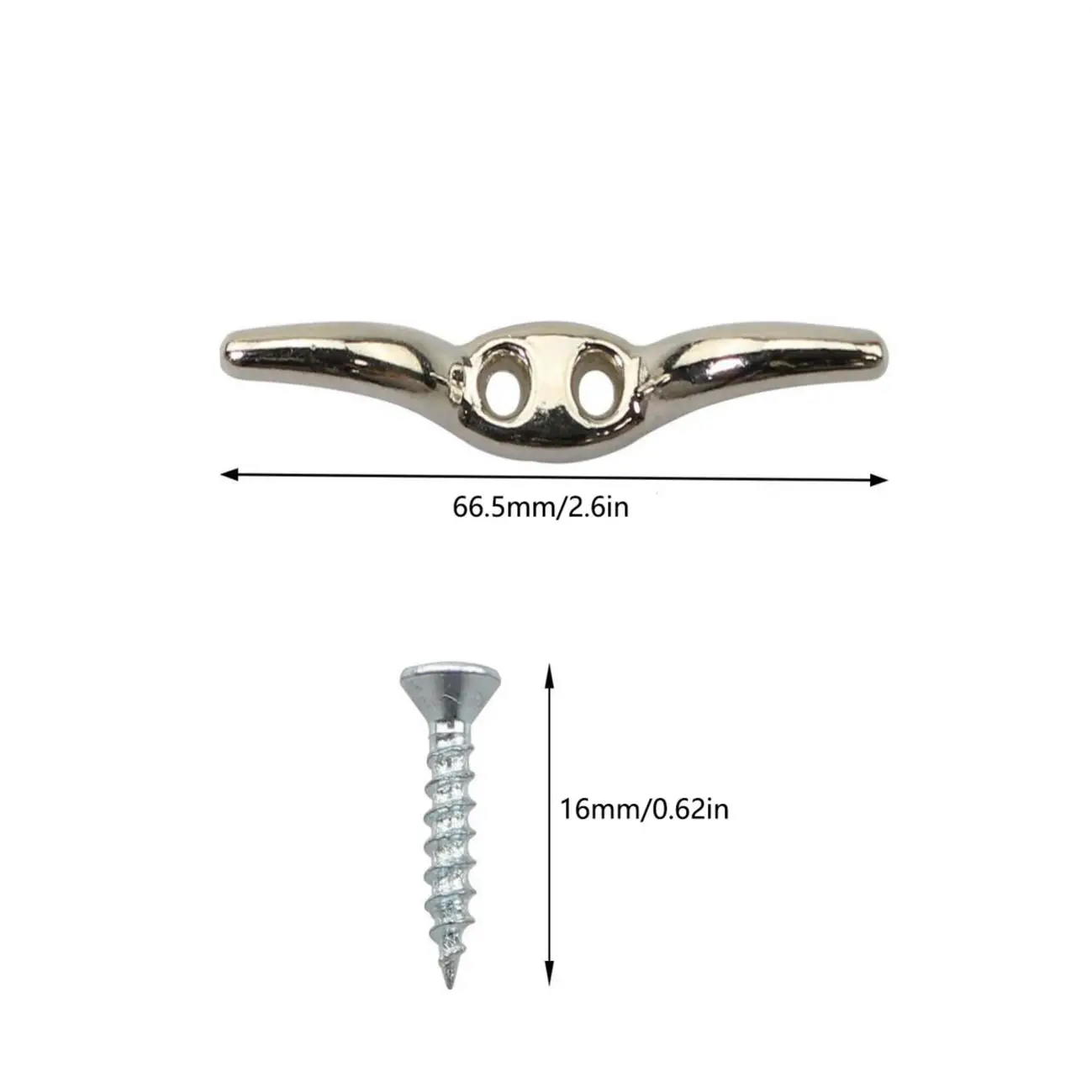 4pcs Metal Material Blind Cord Cleat for Blinds Flagpoles Awnings Blind Accessories Hooks