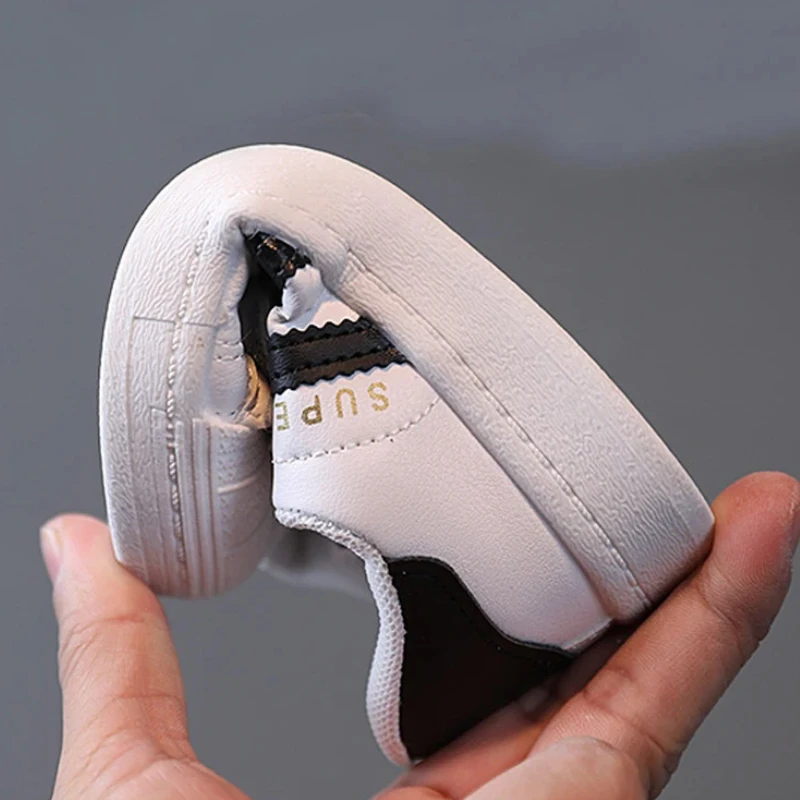 Toddler Baby Kids Fashion Design Walking Shoes Sneakers White Non-slip Casual Shoes Boys Girls Breathable Outdoor Sport Shoes - Image 6