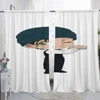 Window Kitchen Curtains for Living Room 2 Pieces Blackout Curtains Door Curtain D-detective C-conan Bedroom Decoration Partition 4