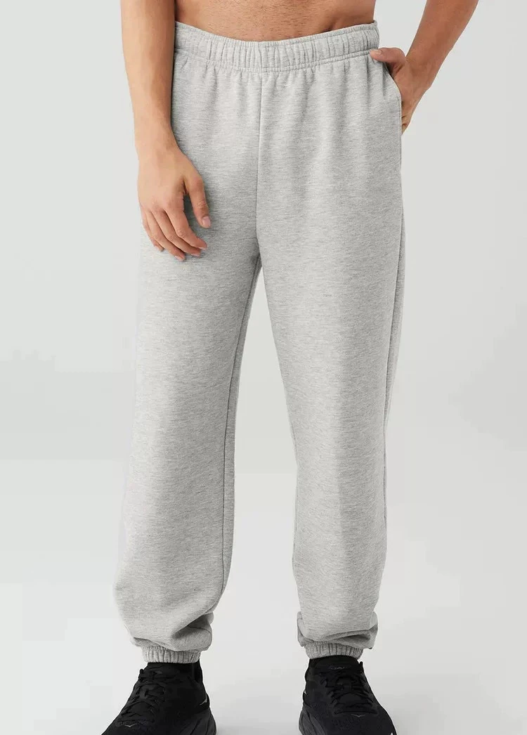 Sporthose mit Beinbündchen, Fitness- und Freizeithose, bequeme und vielseitige Hose, Fleece für Männer und Frauen – Detail 6