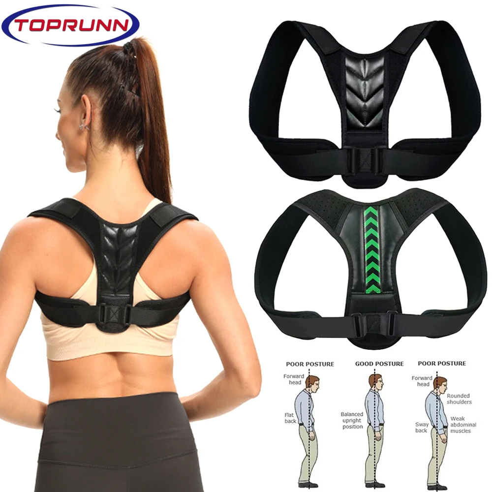 

Adjustable Posture Corrector for Men and Women Back Posture Brace Clavicle Support Stop Slouching and Hunching Back Trainer