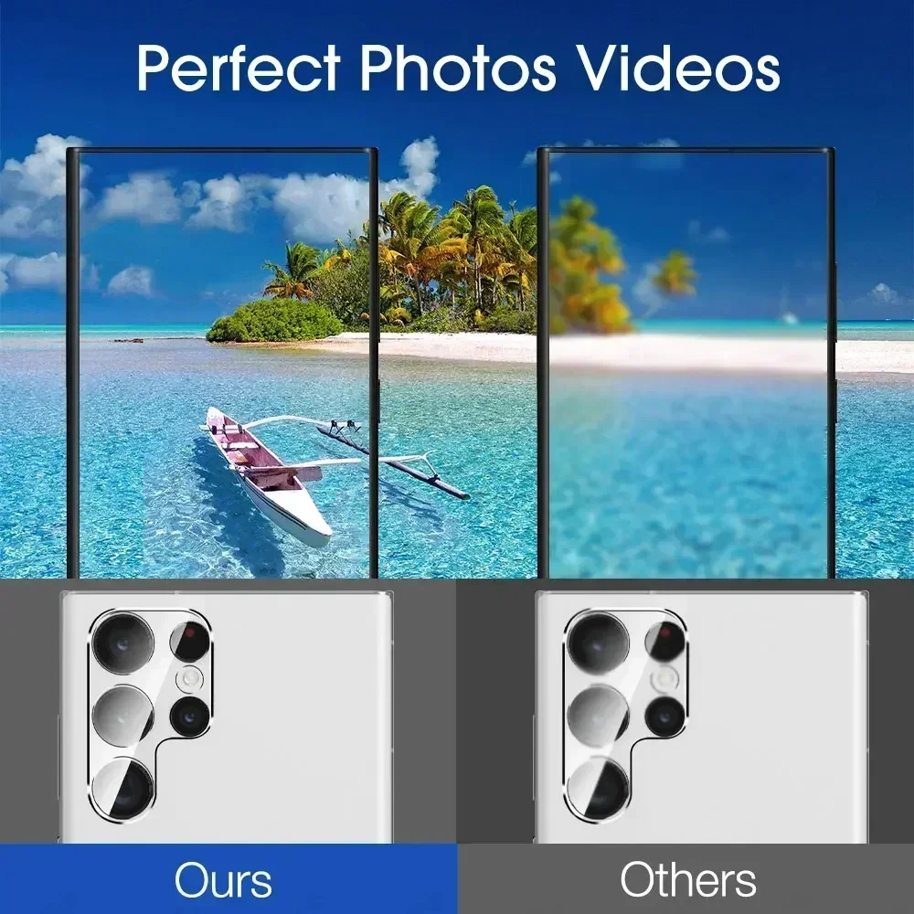 Premium 9H Tempered Glass Camera Lens Protector Cover