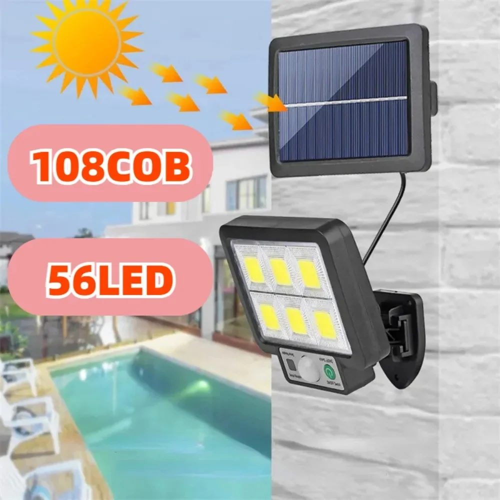 Description Picture 3 of itemLED/COB Solar Powered Light Outdoors Motion Sensor Sunlight Waterproof Wall Emergency Street Security Lamp for Garden Decoration