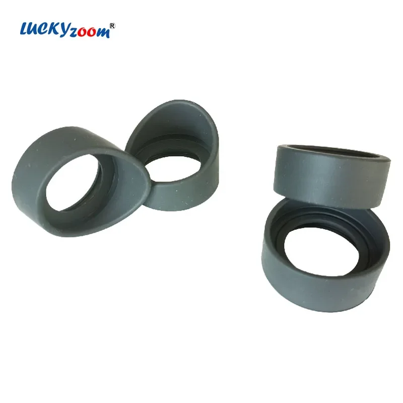 2 Sets Rubber Microscope Eyepiece Cover 32MM For Biological Binocular Trinocular Microscopio