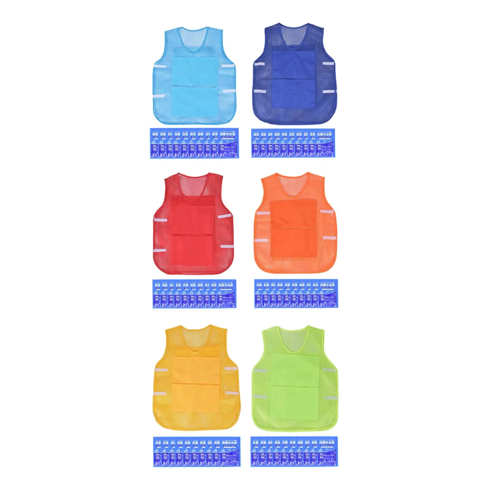 Summer Cooling Vest with Ice Packets for Cycling Outside Outdoor Activities
