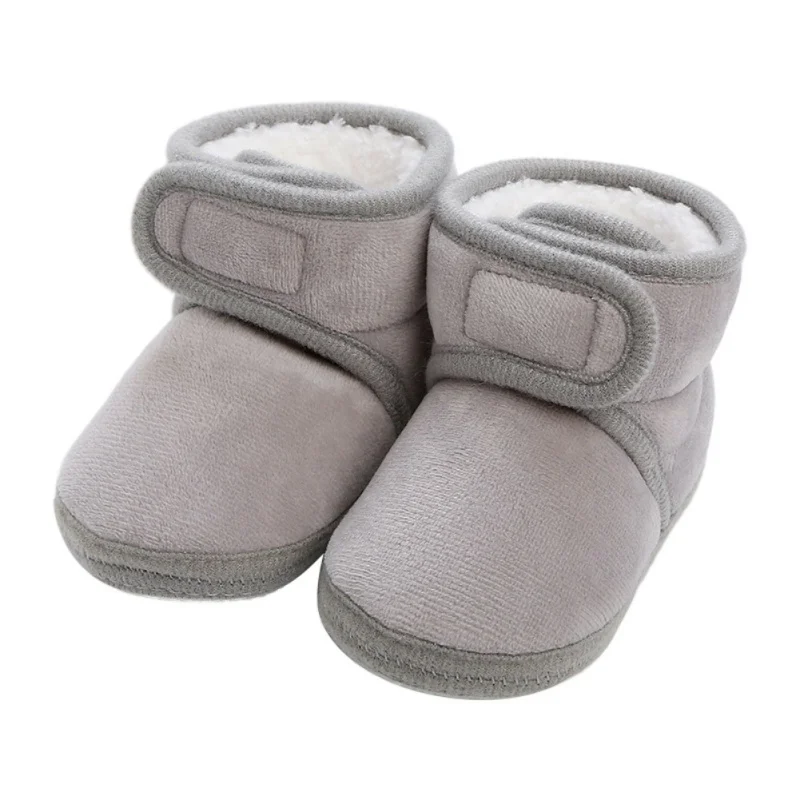 Autumn Winter Warm Newborn Boots Baby Girls Boys Shoes Toddler Soft Sole Fur Snow Boots Infant Toddler Shoes 1