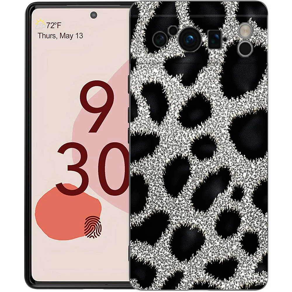 Leopard Print Shockproof Phone Case Cover - Soft TPU Shell with Smudge-Resistant Coating