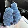 Winter Women's Skiing Gloves Cold Resistant Plush Warm Sports Riding Gloves Anti Slip Touch Screen Motorcycle Wool Warm Gloves 4